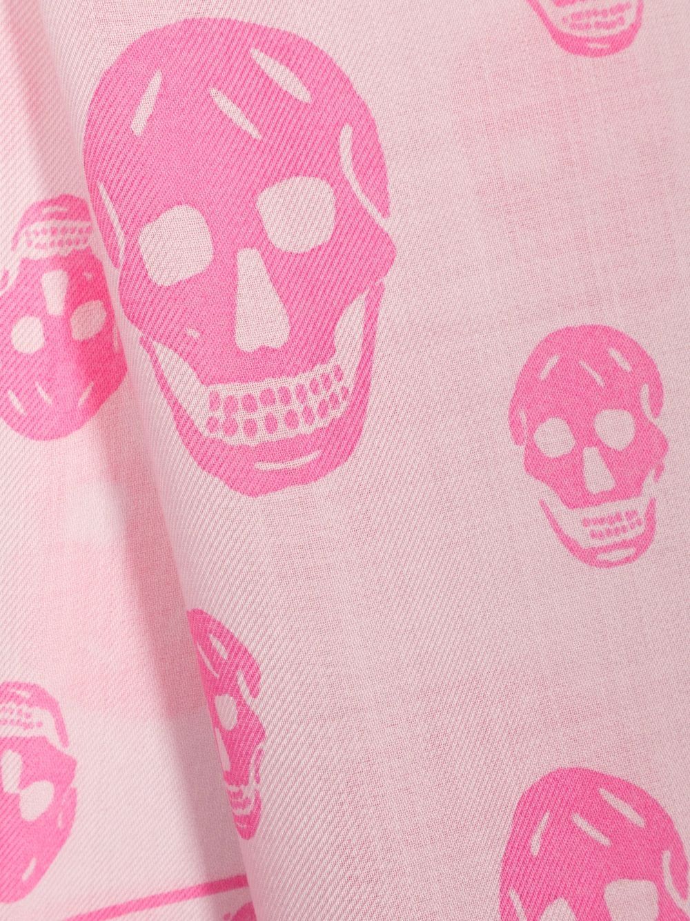 Alexander Mcqueen Wool Skull Scarf Glam Steals