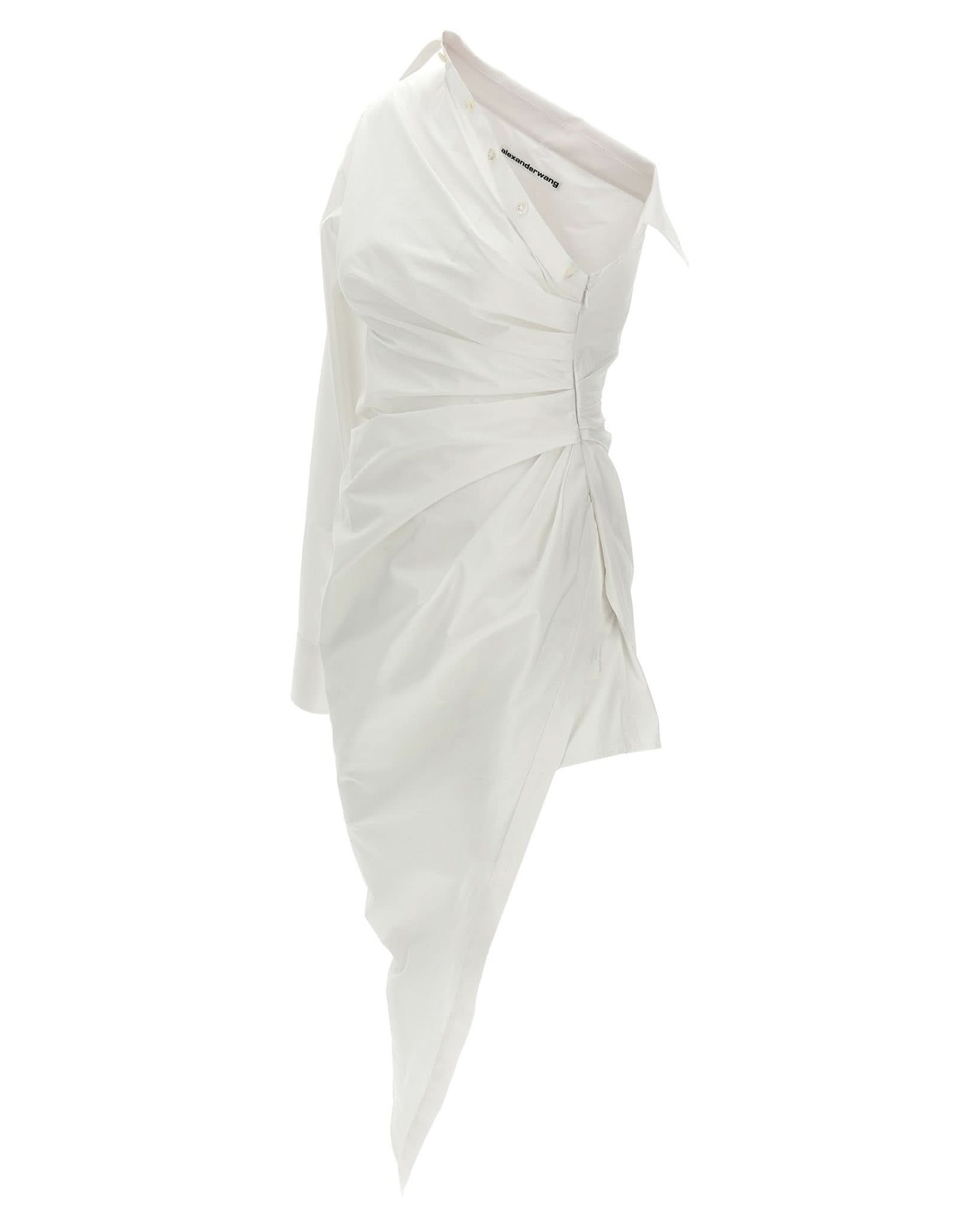 Alexander Wang Asymmetrical Shirt Dress Glam Steals