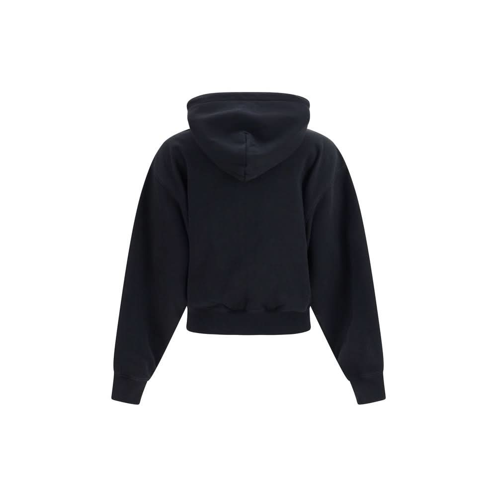 Alexander Wang Black Cotton Hoodie Glam Steals