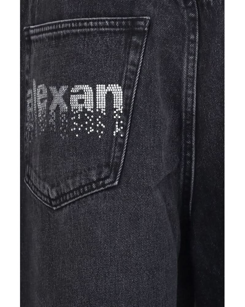 Alexander Wang Black Cotton Jeans Denim Glam Steals