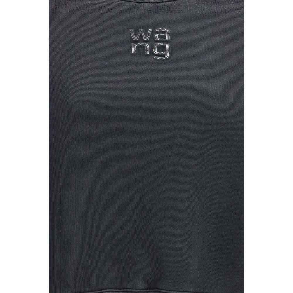 Alexander Wang Black Cotton Sweatshirt Sweatshirts