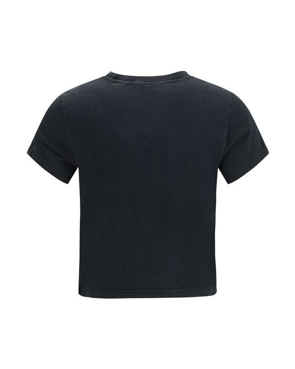 Alexander Wang Black Cotton T-shirt Glam Steals