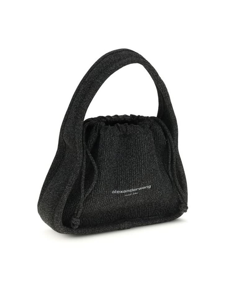 Alexander Wang Black Polyester Shoulder Bag Shoulder Bags