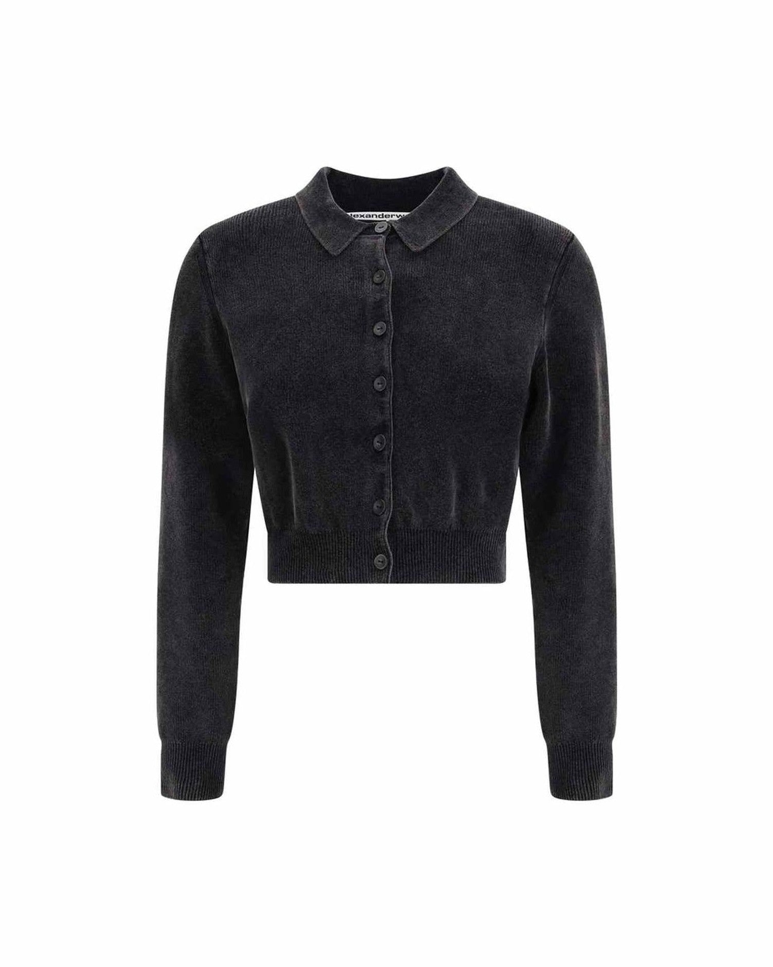 Alexander Wang Polo Cardigan Crop Glam Steals