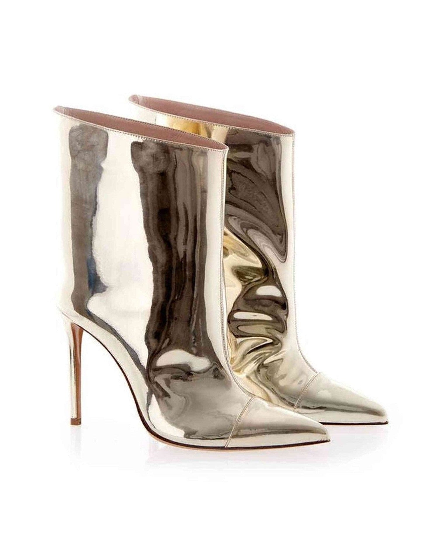 Alexandre Vauthier Leather Patent Multicolor Boot Glam Steals