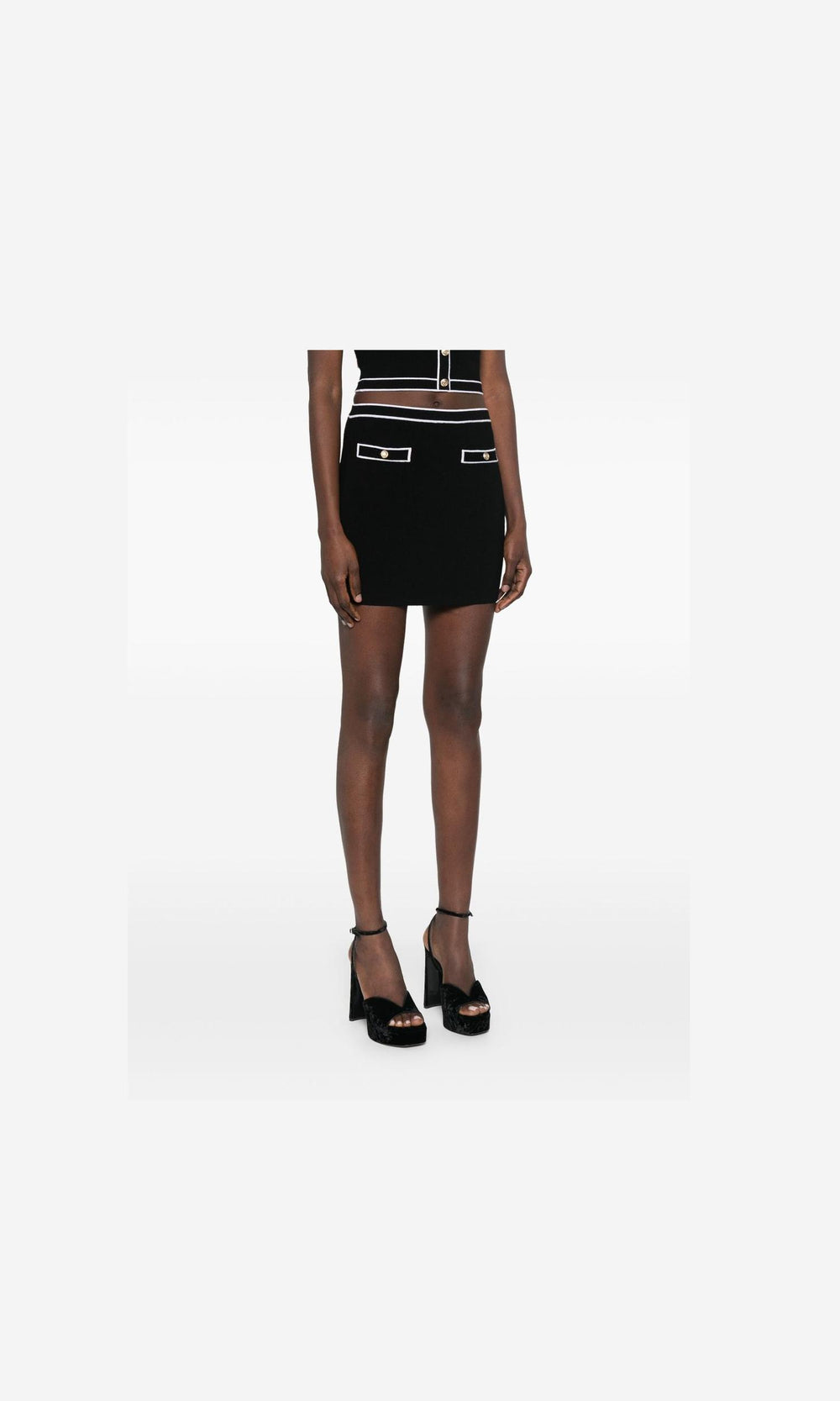 Alice + Olivia Black Skirt Glam Steals