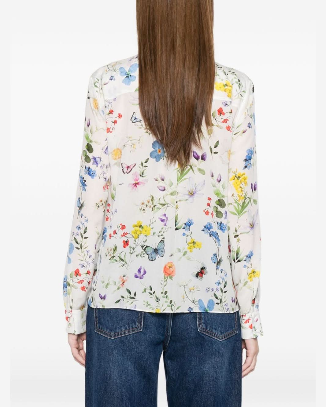 Alice + Olivia Willa Printed Blouse Glam Steals
