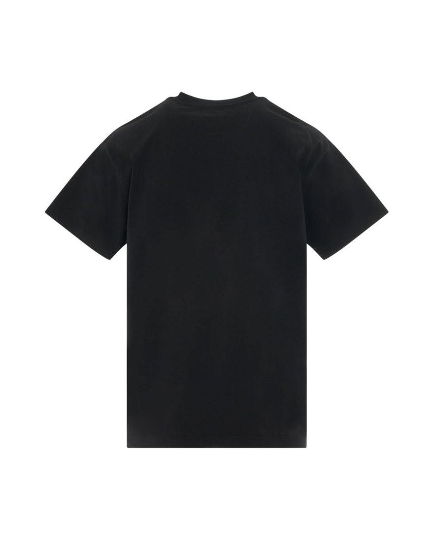 Ambush Black Cotton T-shirt Glam Steals