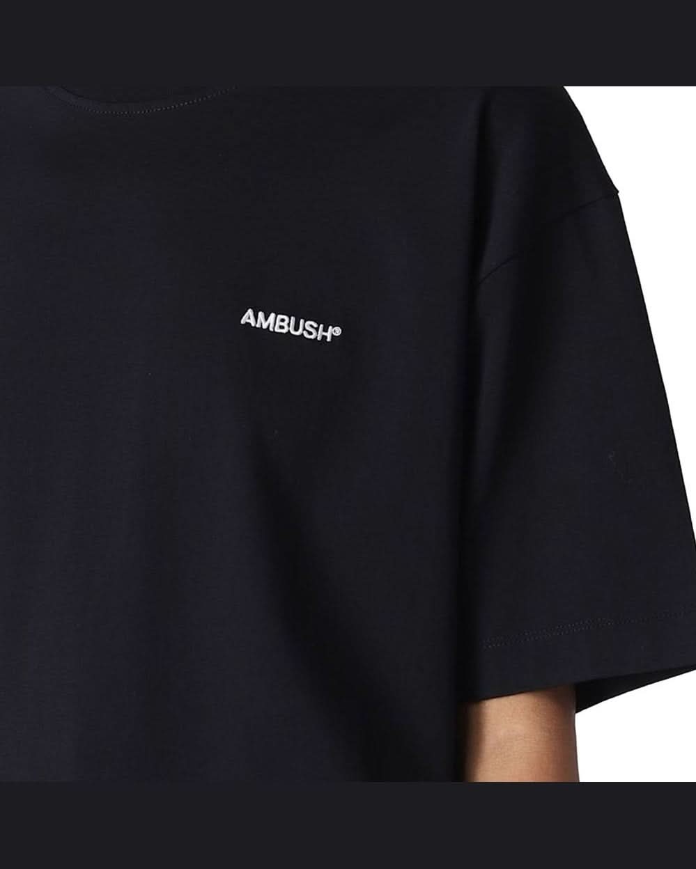Ambush Black Cotton T-Shirt T-Shirts