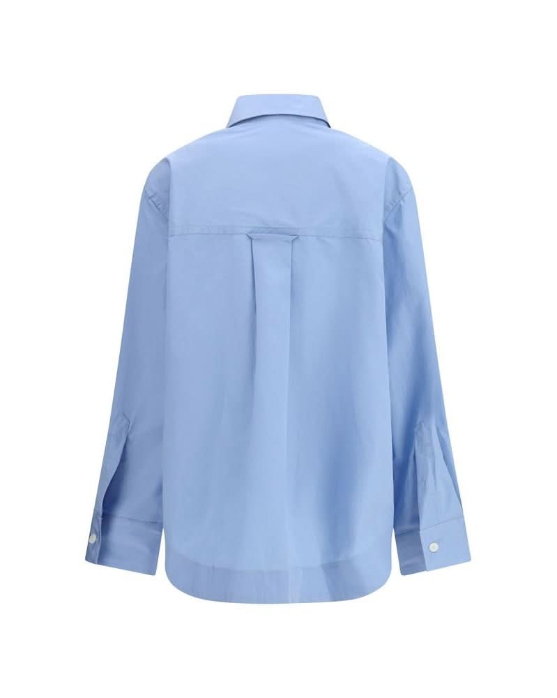 Ami Paris Blue Cotton Dress Shirt