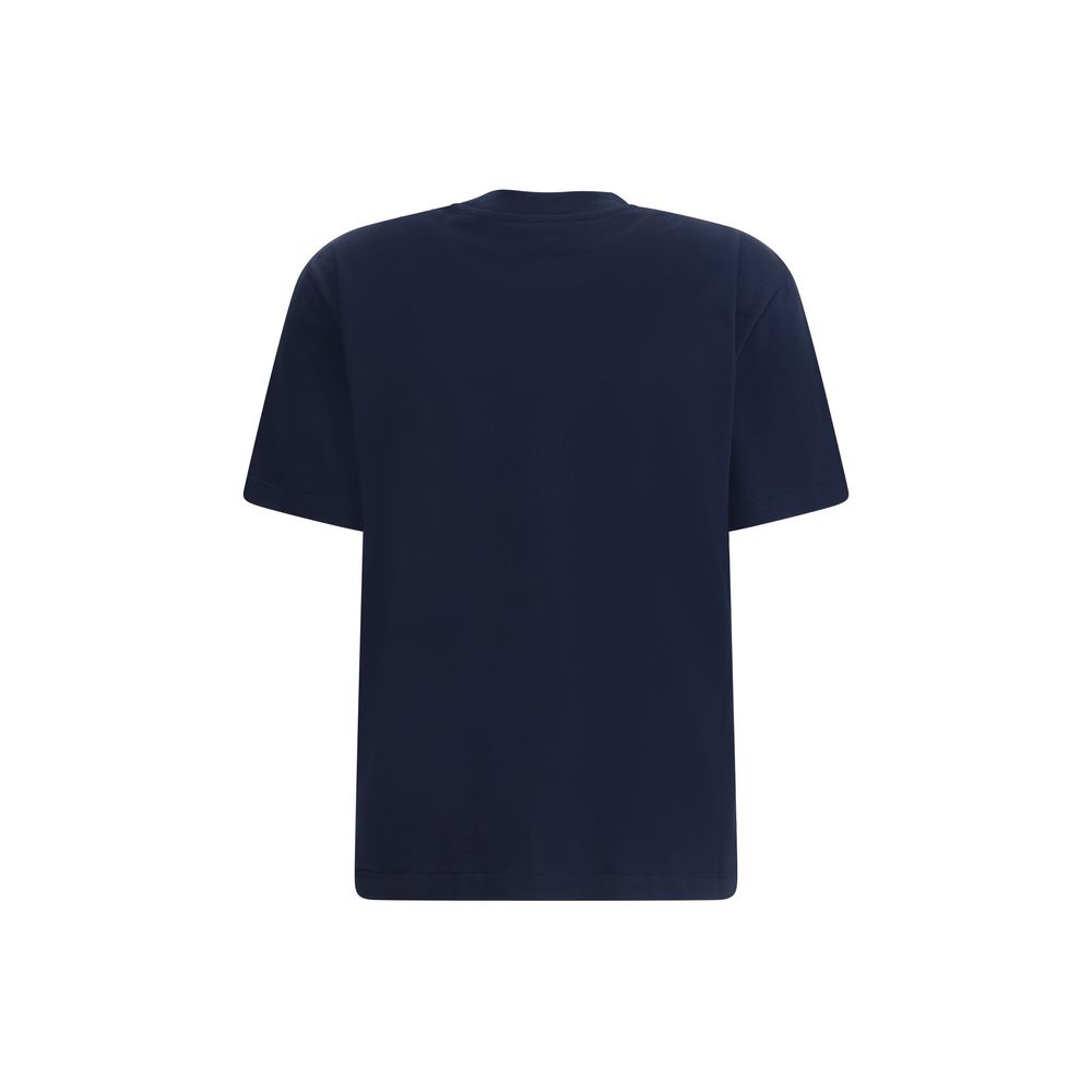 Ami Paris Blue Cotton T-shirt Glam Steals