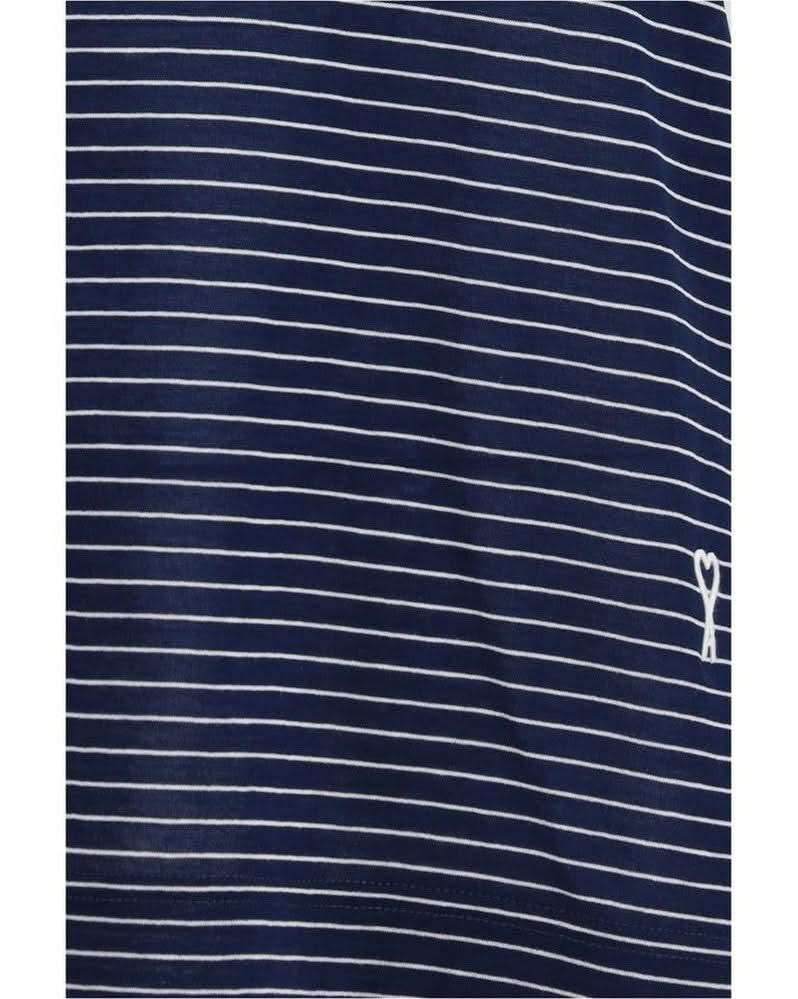 Ami Paris Blue Cotton Tank Top Glam Steals