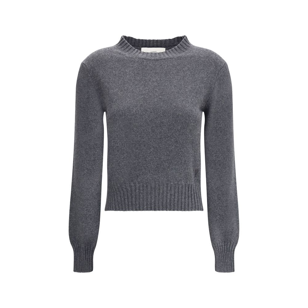 Ami Paris Pull Col Rond De Coeur Glam Steals