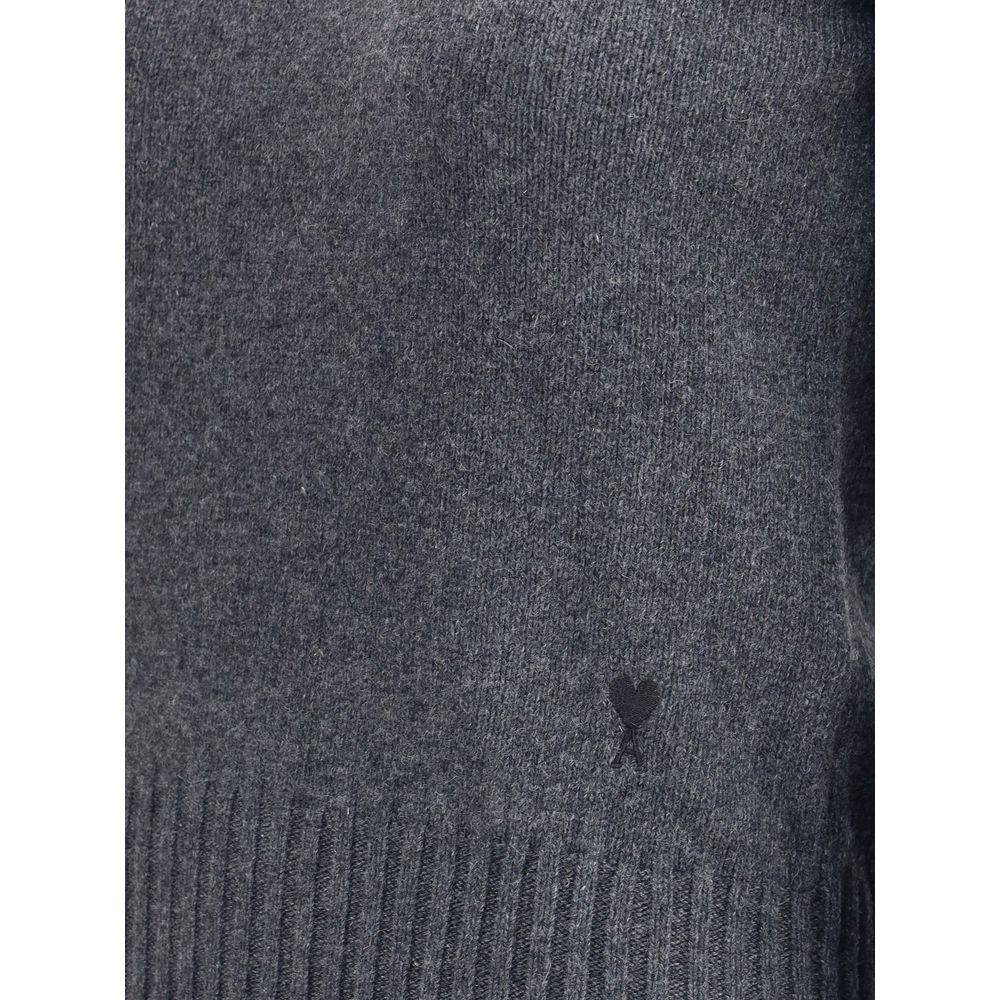 Ami Paris Pull Col Rond De Coeur Glam Steals