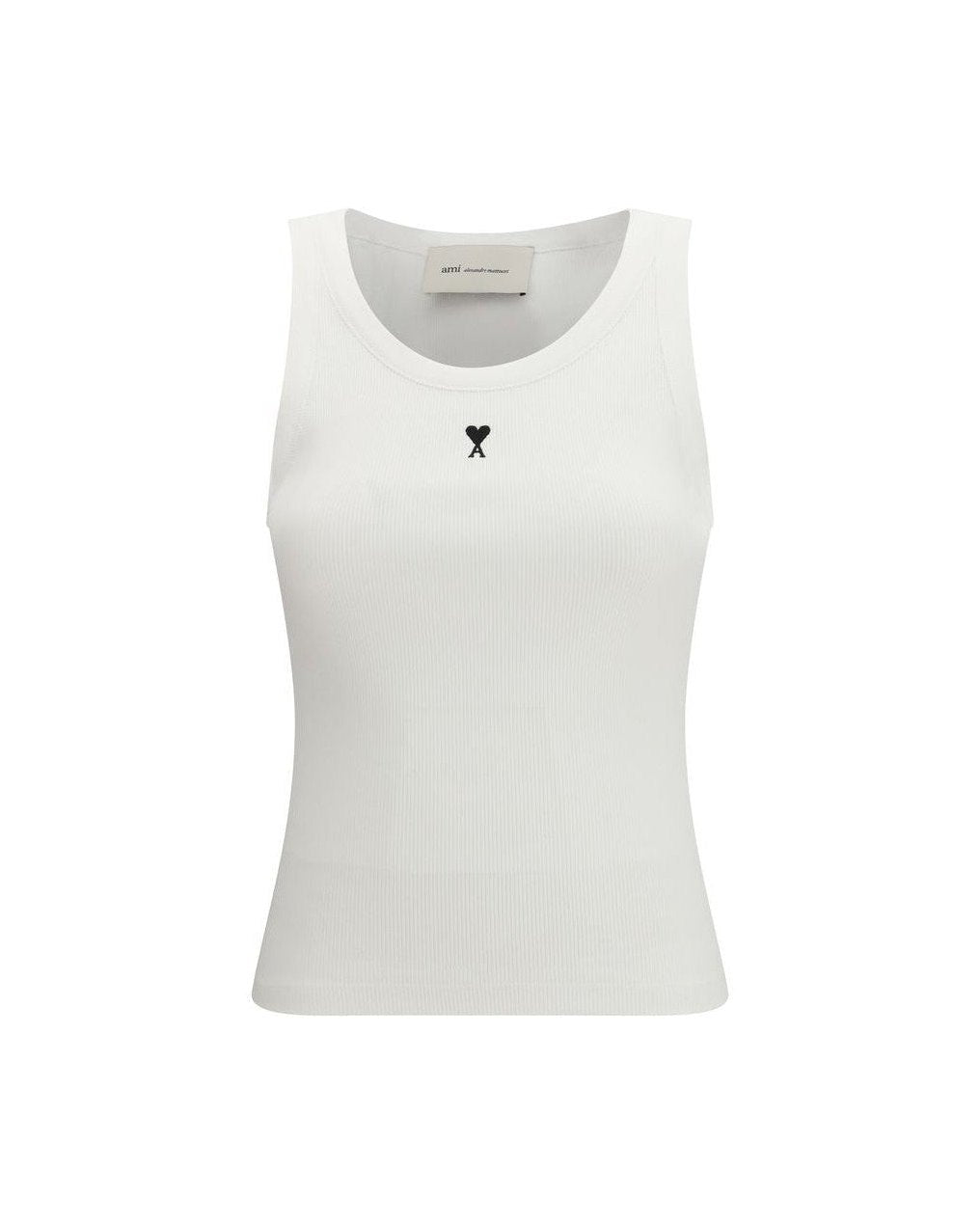 Ami Paris White Cotton Top Glam Steals