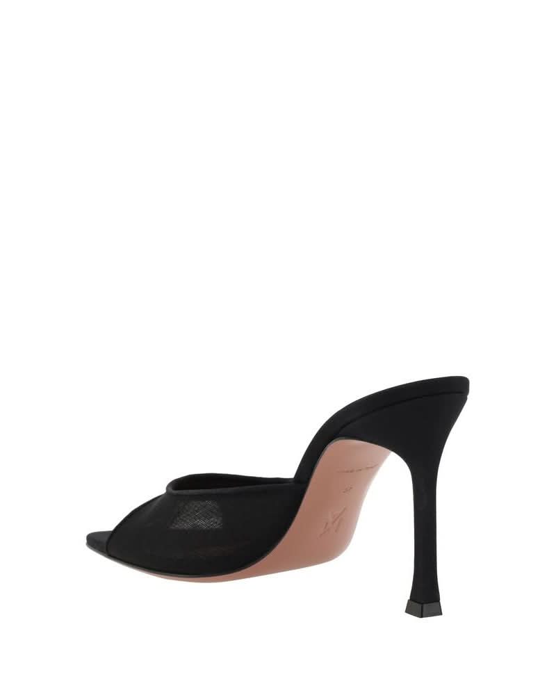 Amina Muaddi Alexa Slipper Sandals Heels