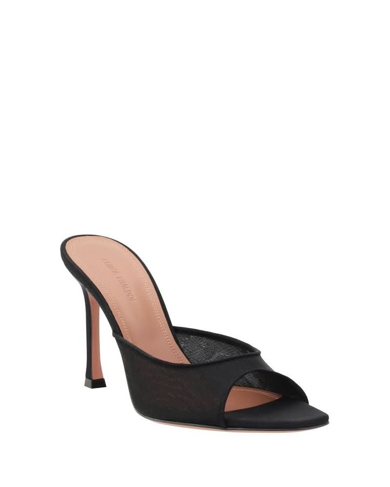 Amina Muaddi Alexa Slipper Sandals Heels