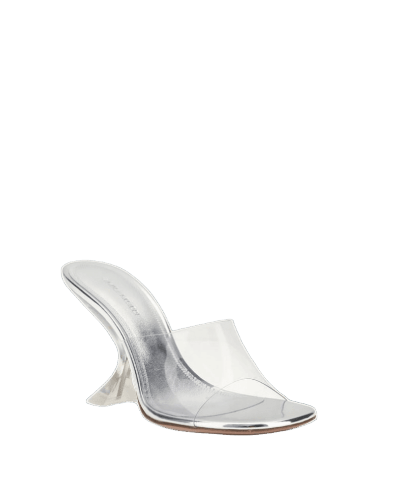 Amina Muaddi Taylor Glass Sandals Glam Steals