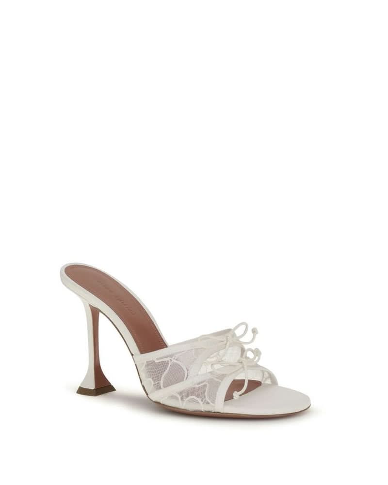 Amina Muaddi White Heels