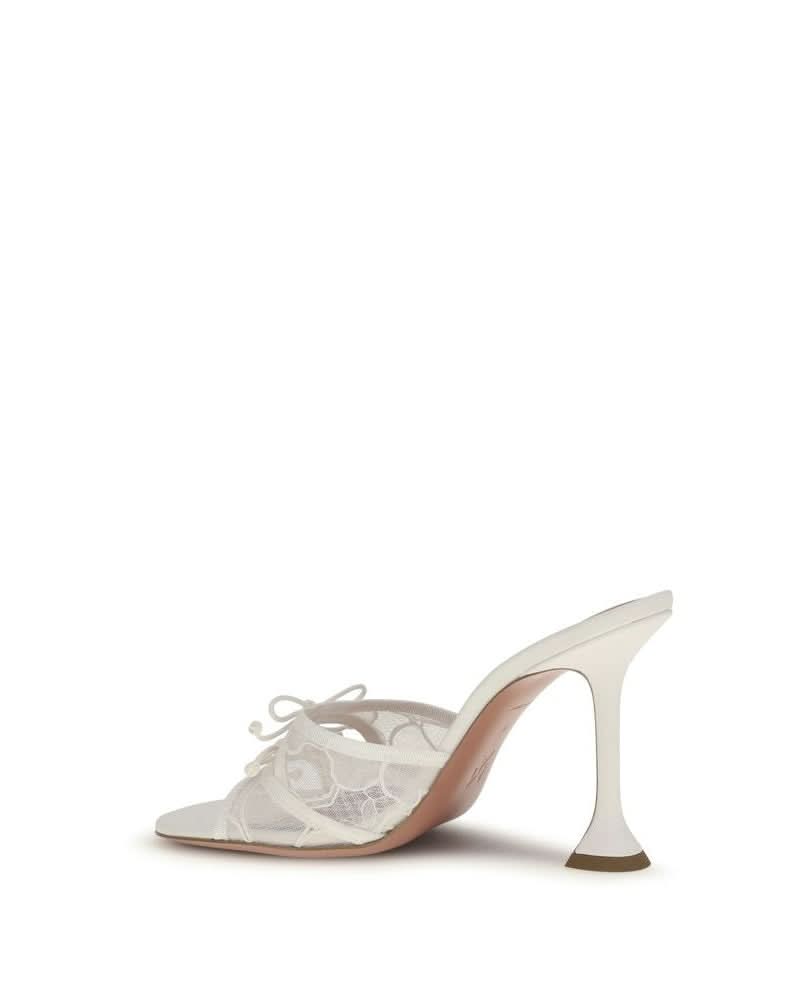 Amina Muaddi White Heels