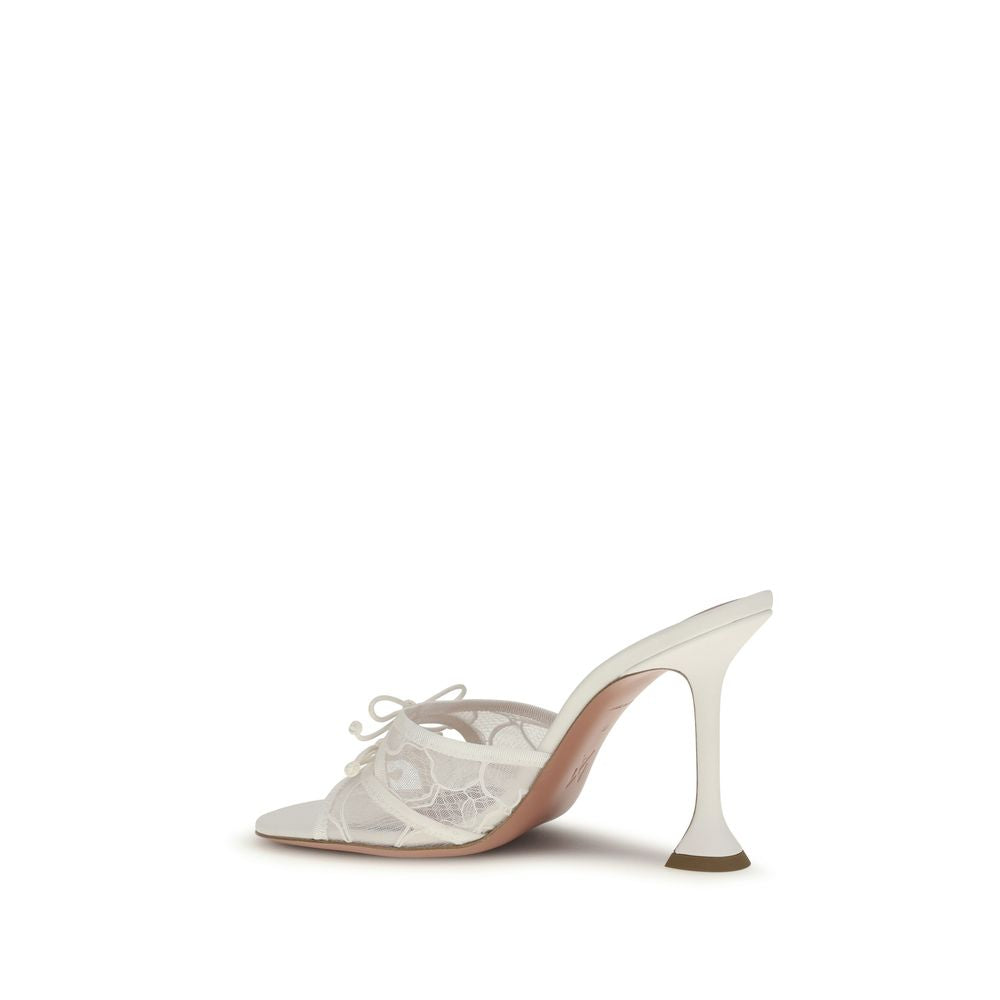 Amina Muaddi White Heels Glam Steals