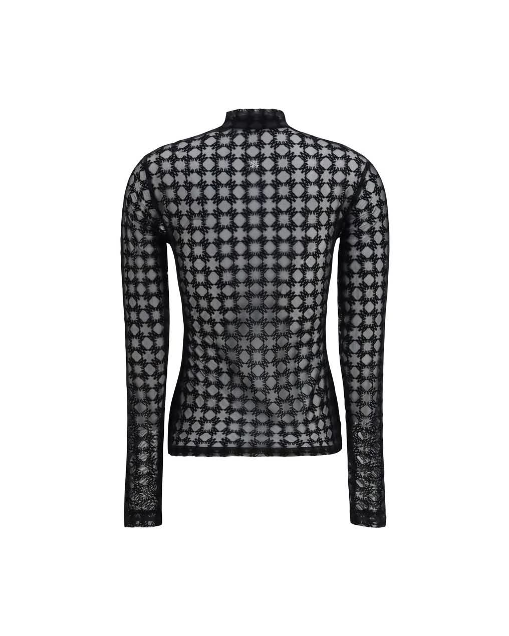 Amiri Black Polyester Top