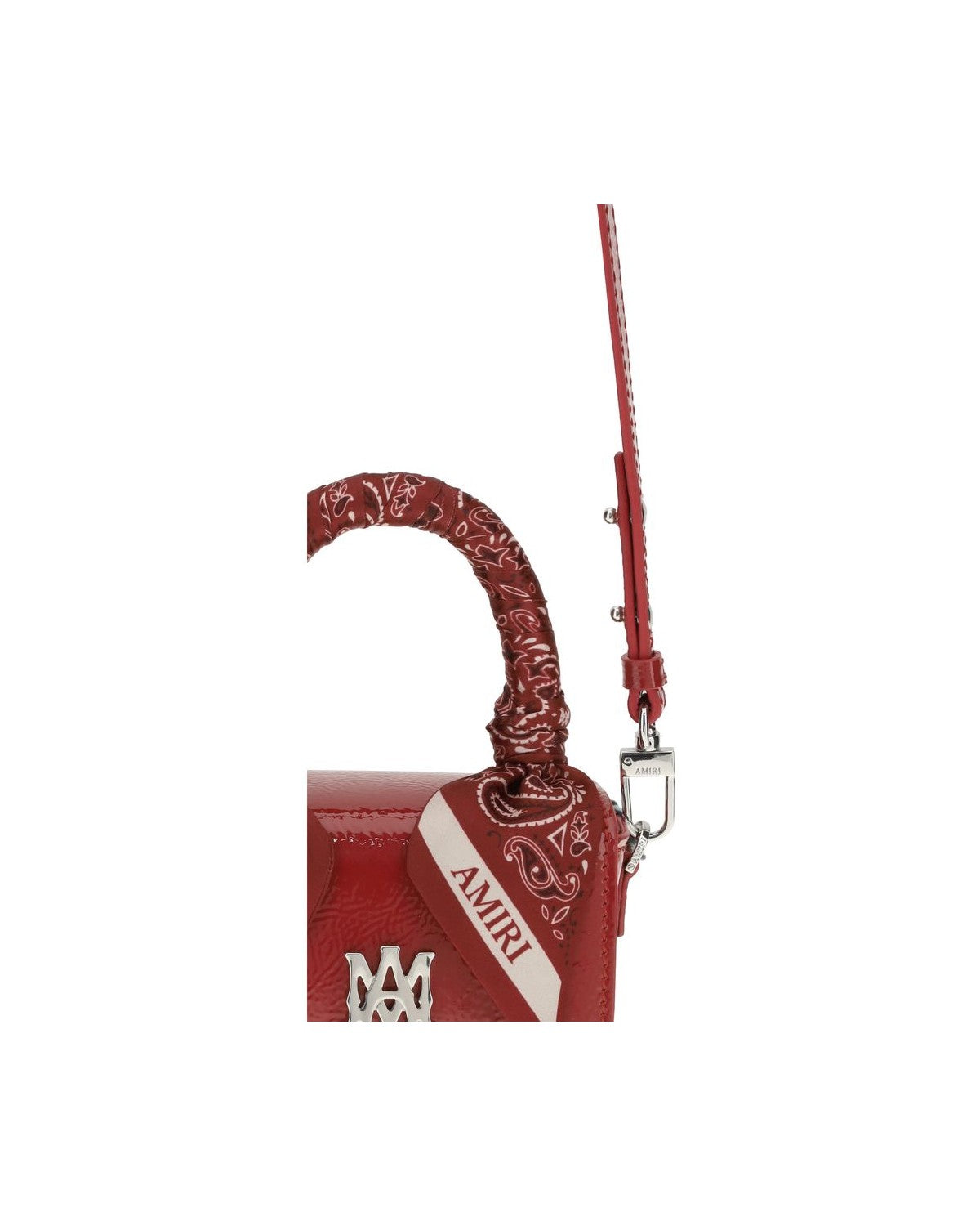 Amiri Red Calf Leather Bos Taurus Shoulder Bag Glam Steals