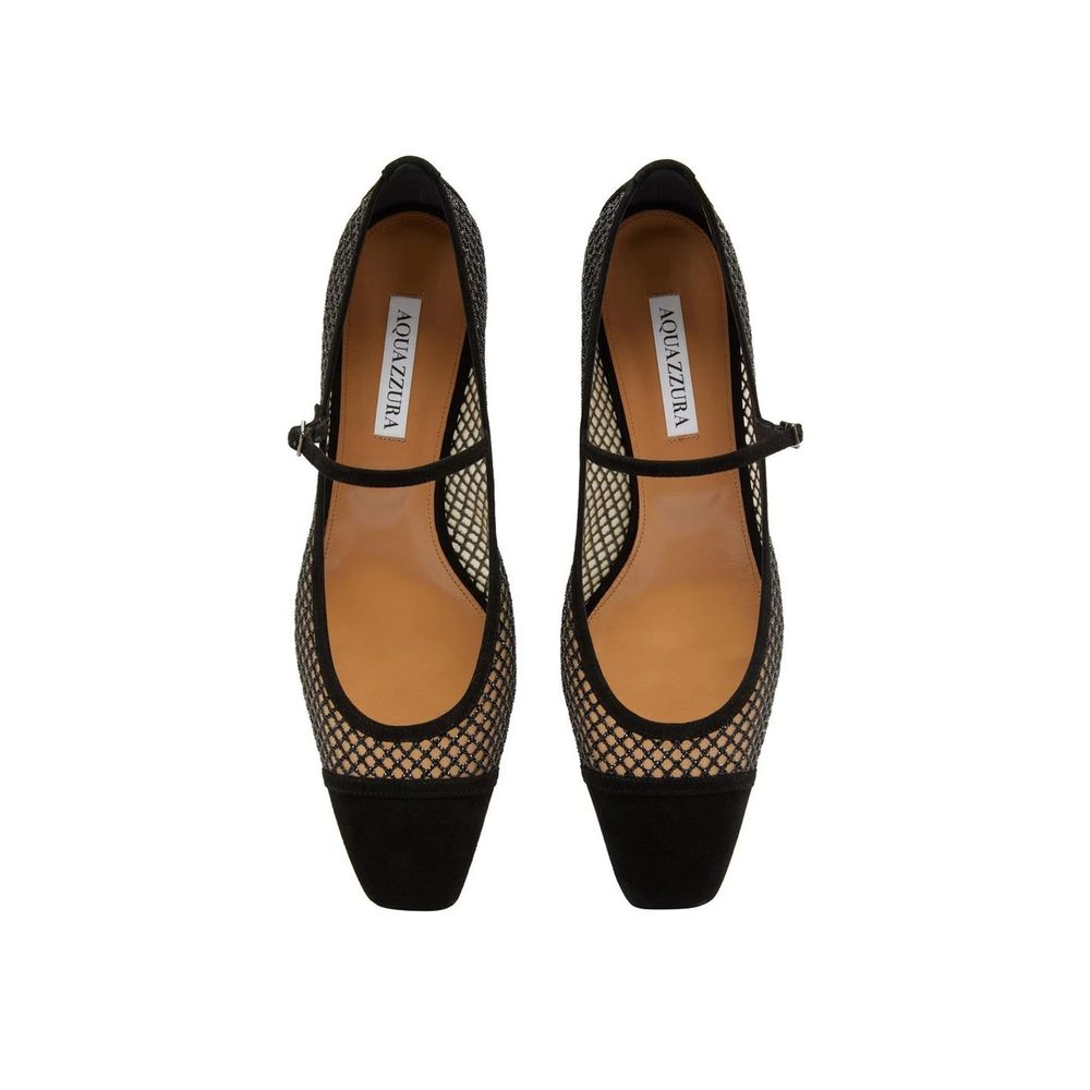 Aquazzura Mesh Mayor Crystals Pumps 35 Glam Steals