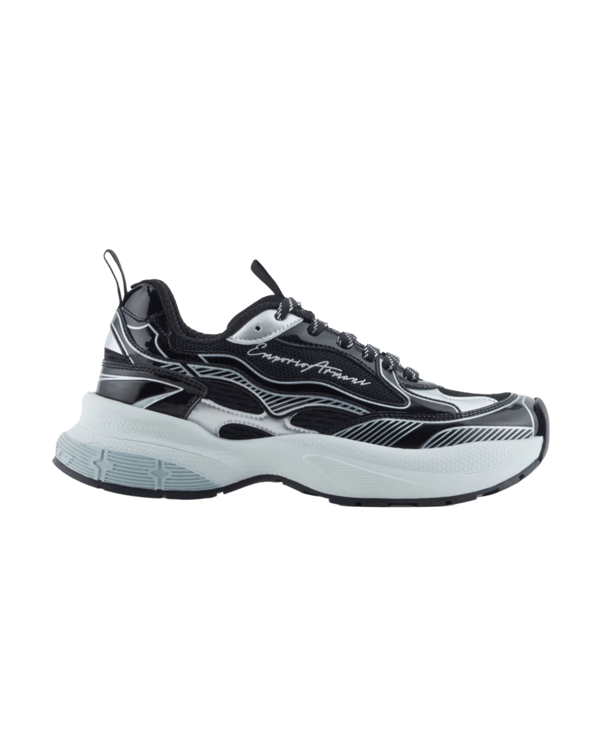 Armani Black Emporio Exclusive Sneakers Glam Steals