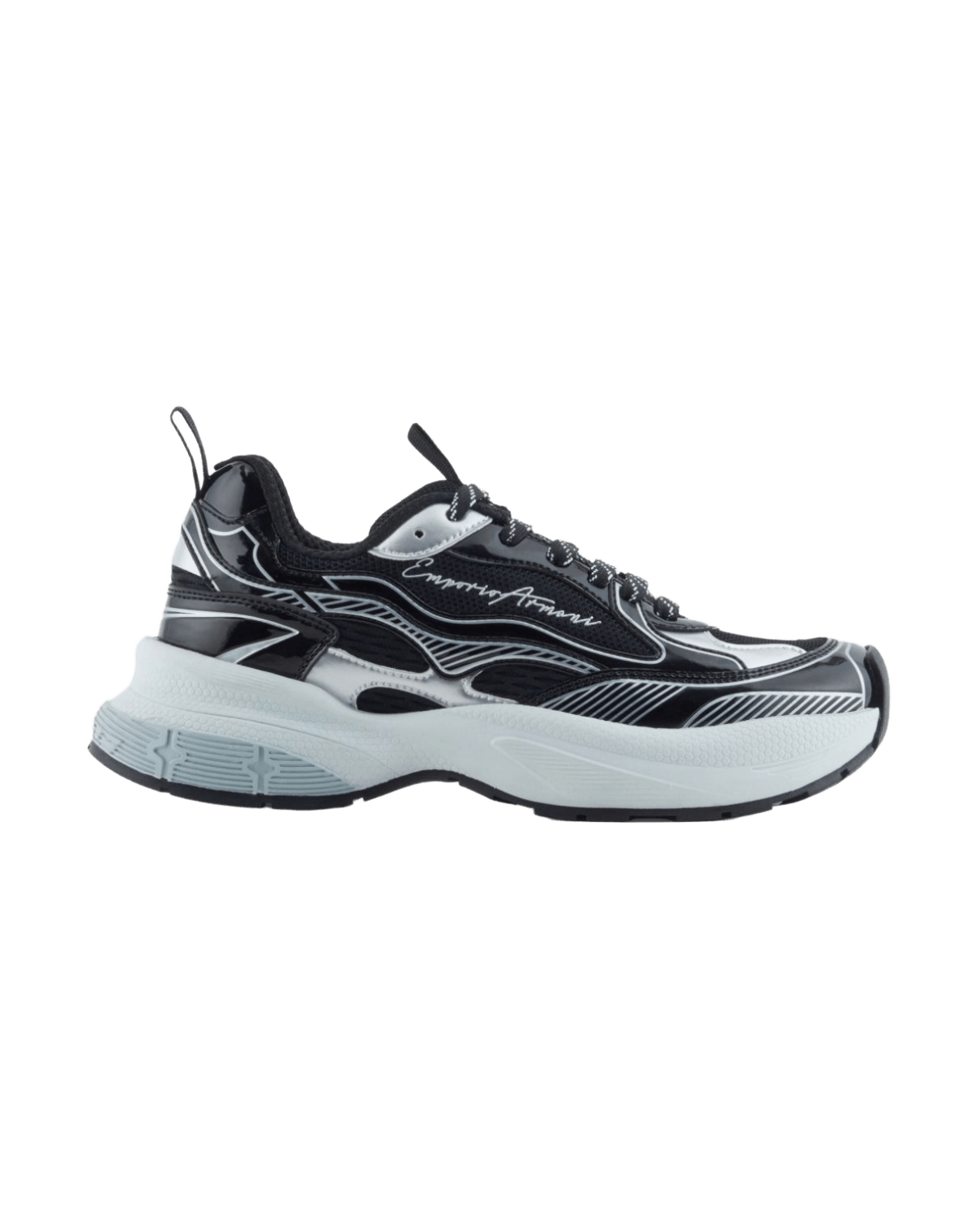 Armani Black Emporio Exclusive Sneakers Glam Steals