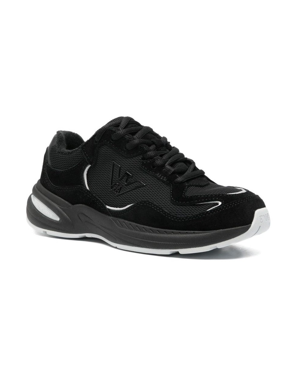 Armani Black Emporio Exclusive Sneakers Glam Steals