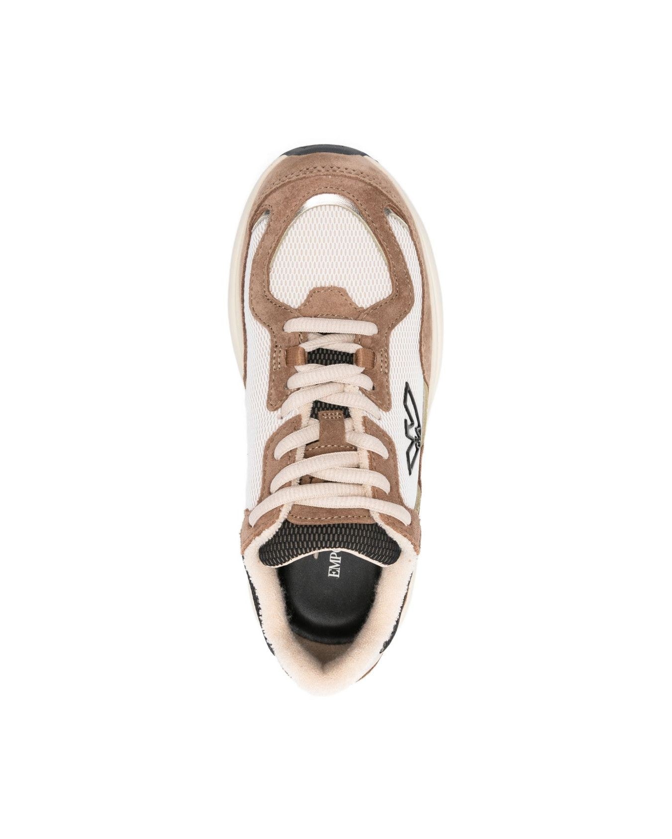 Armani Brown Emporio Exclusive Sneakers Glam Steals