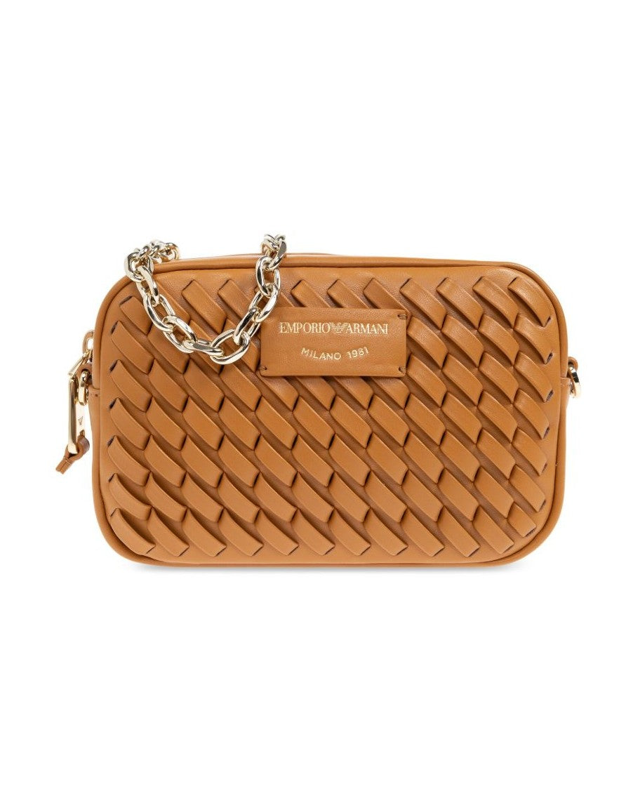 Armani Leather Emporio Exclusive Shoulder Bag Glam Steals