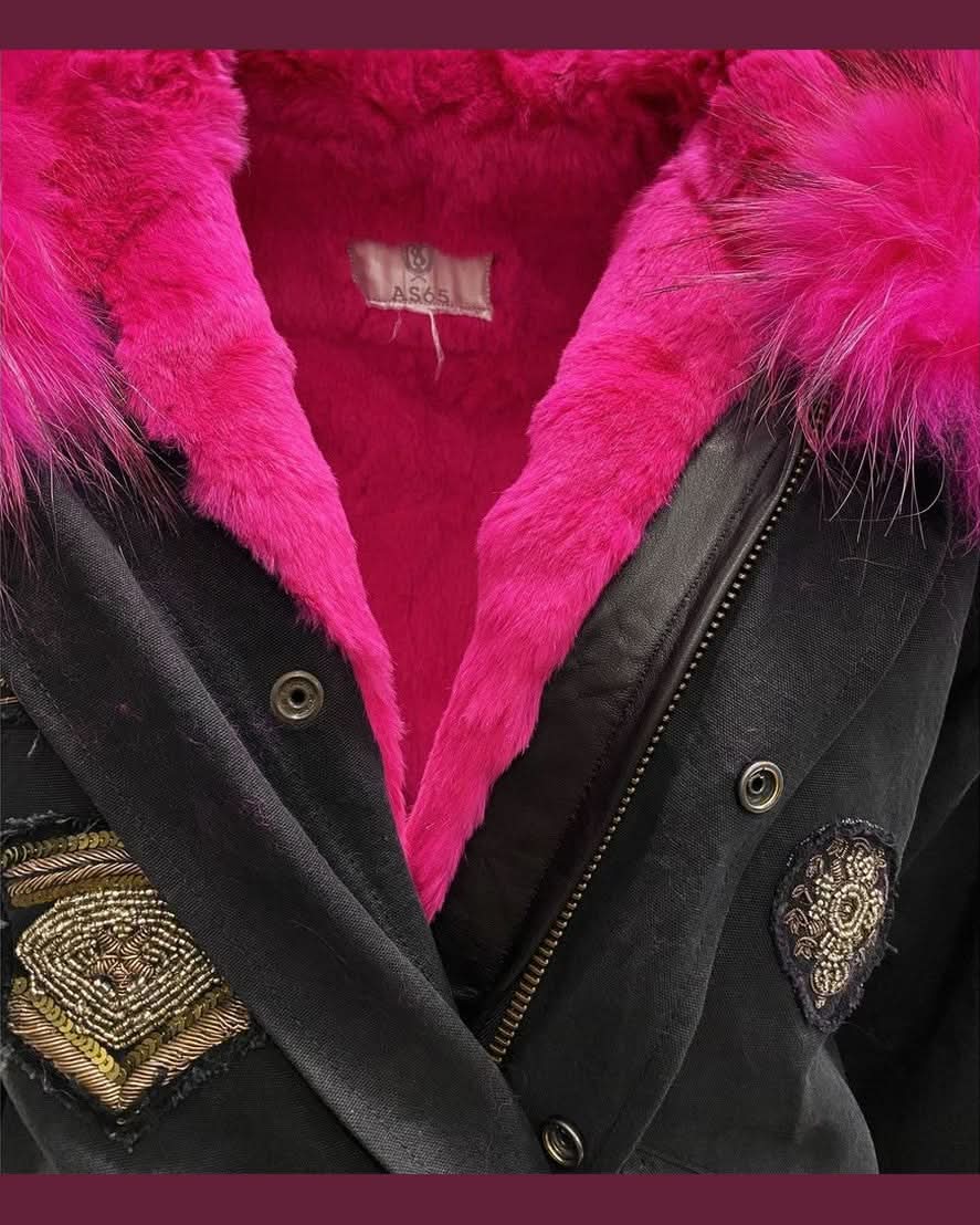 As65 Black Cotton Parka Parkas