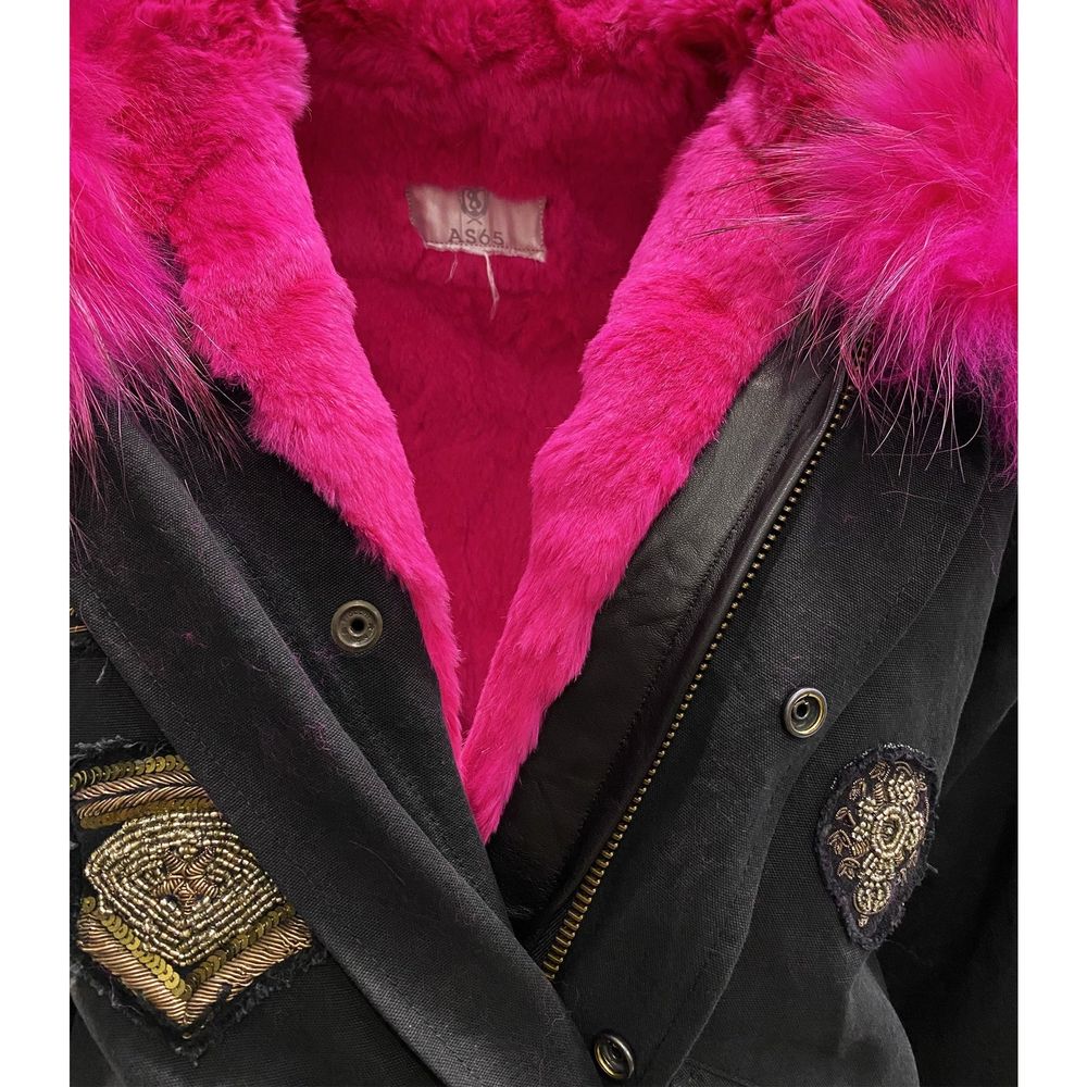 As65 Canvas Embellished Parka Jacket Glam Steals