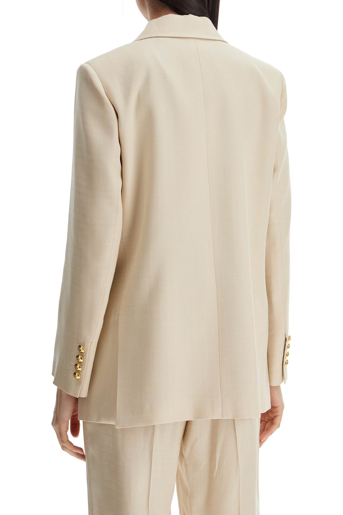 Blaze Milano Doublebreasted Viscose Ivory Blazer