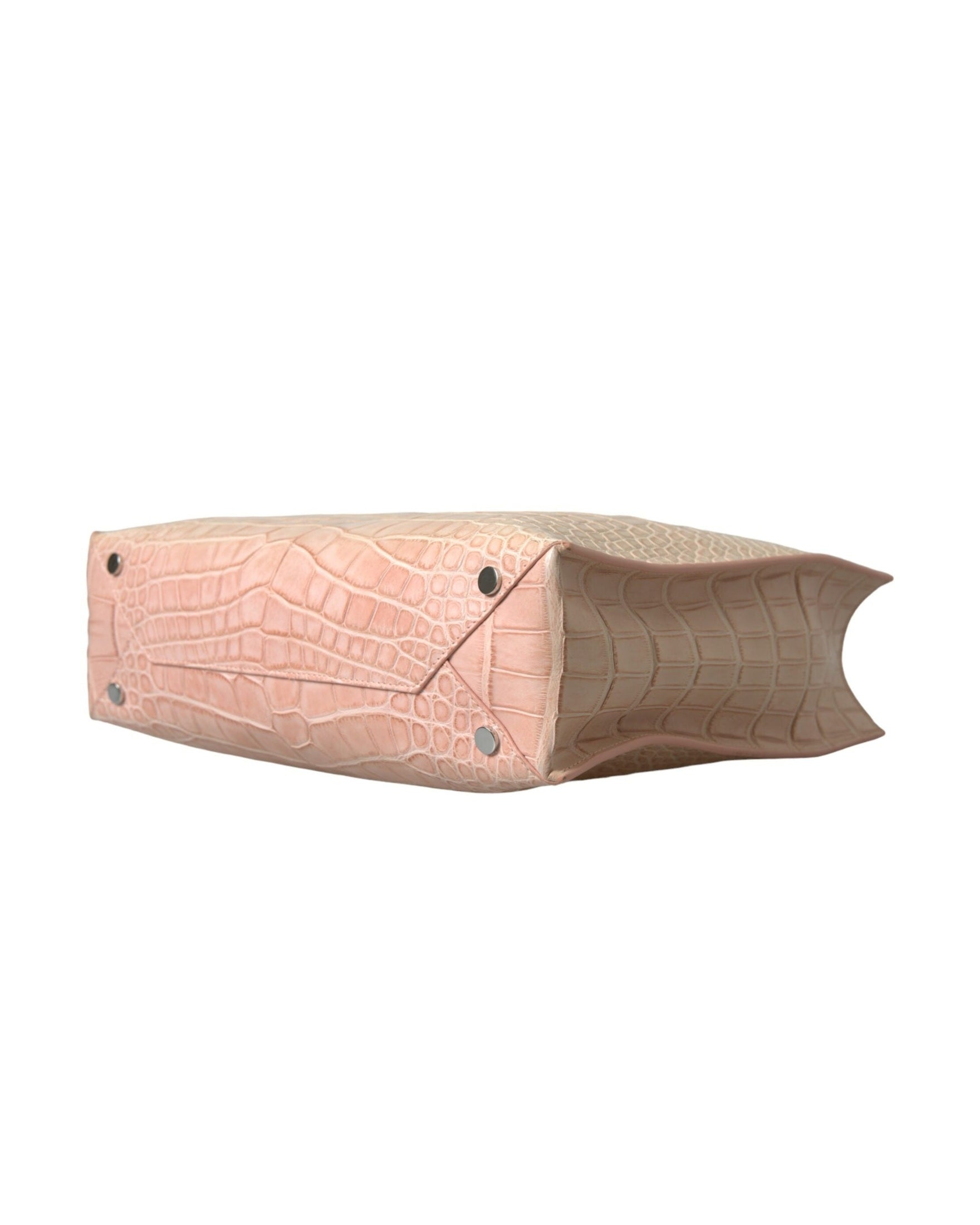 Balenciaga Alligator Leather Chic Tote Pink Bag Glam Steals