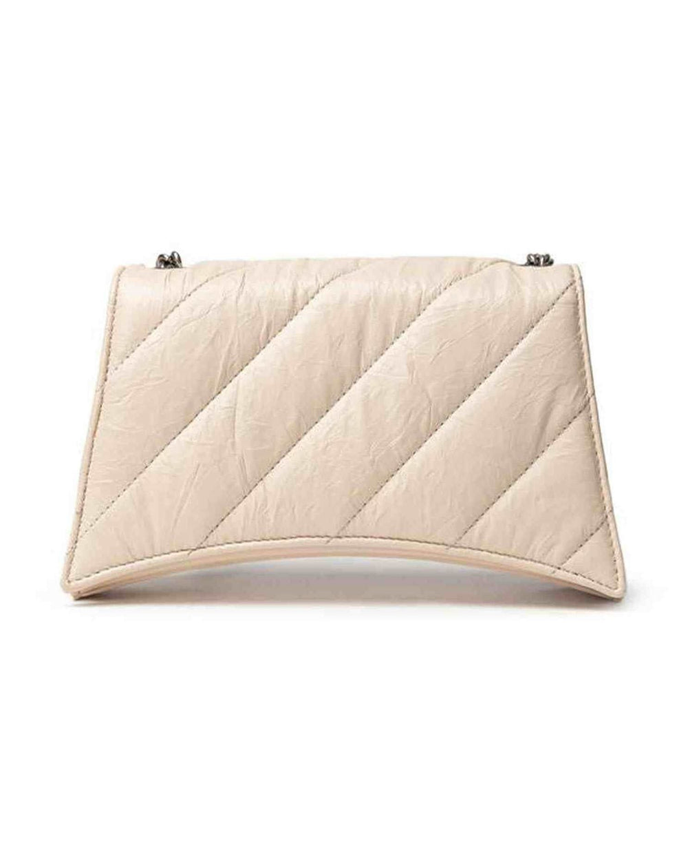 Balenciaga Beige Leather Shoulder Bag Glam Steals
