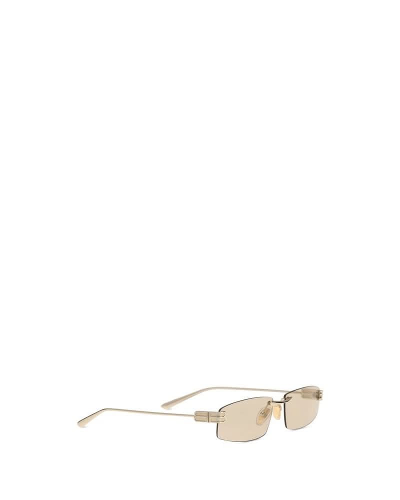 Balenciaga Beige Metal Sunglasses Glam Steals