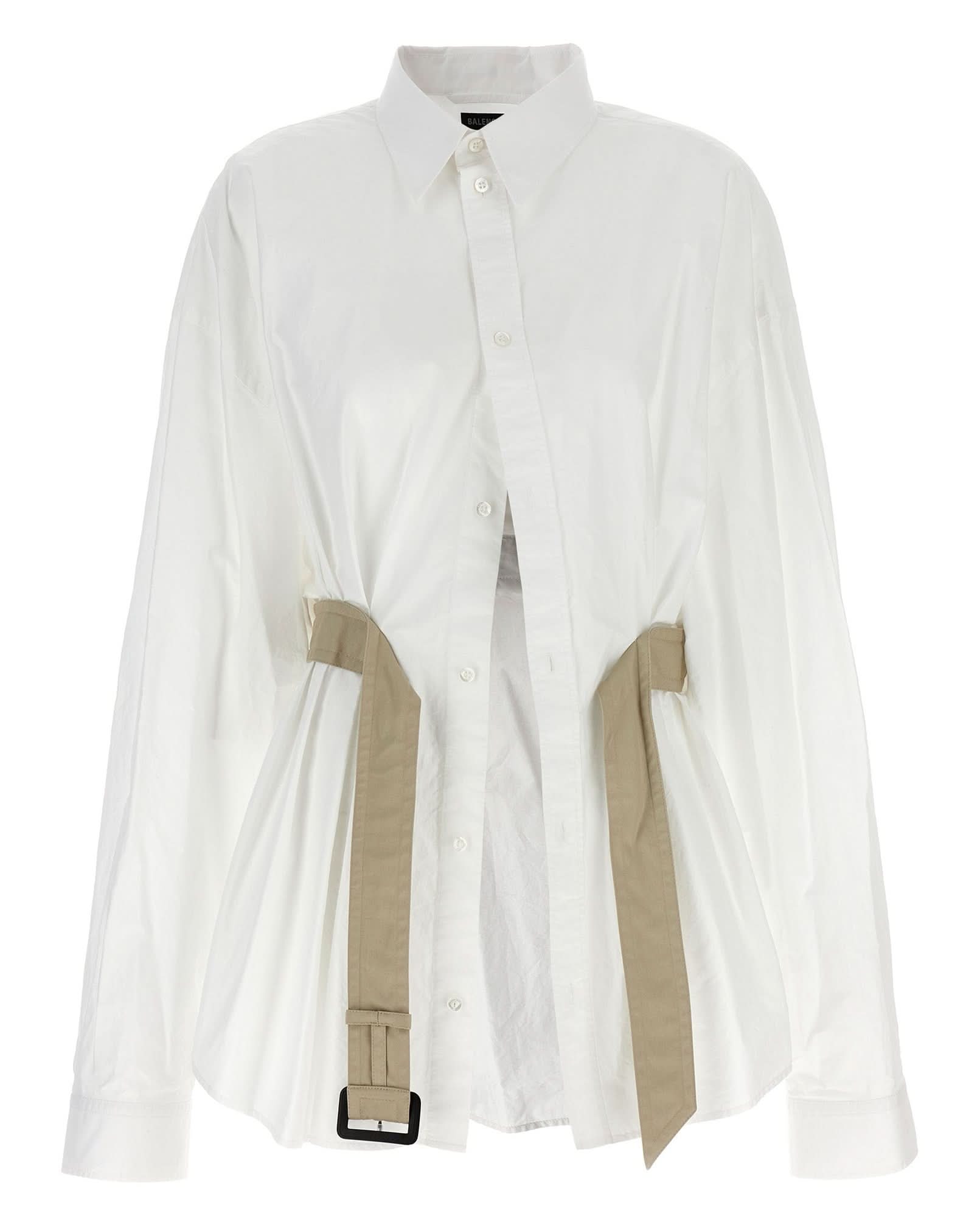 Balenciaga Belt Shirt Glam Steals