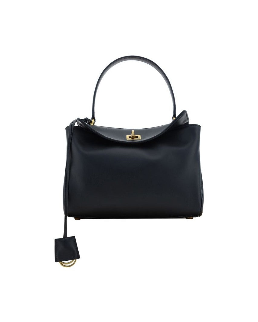 Balenciaga Black Calf Leather Bos Taurus Shoulder Bag Glam Steals