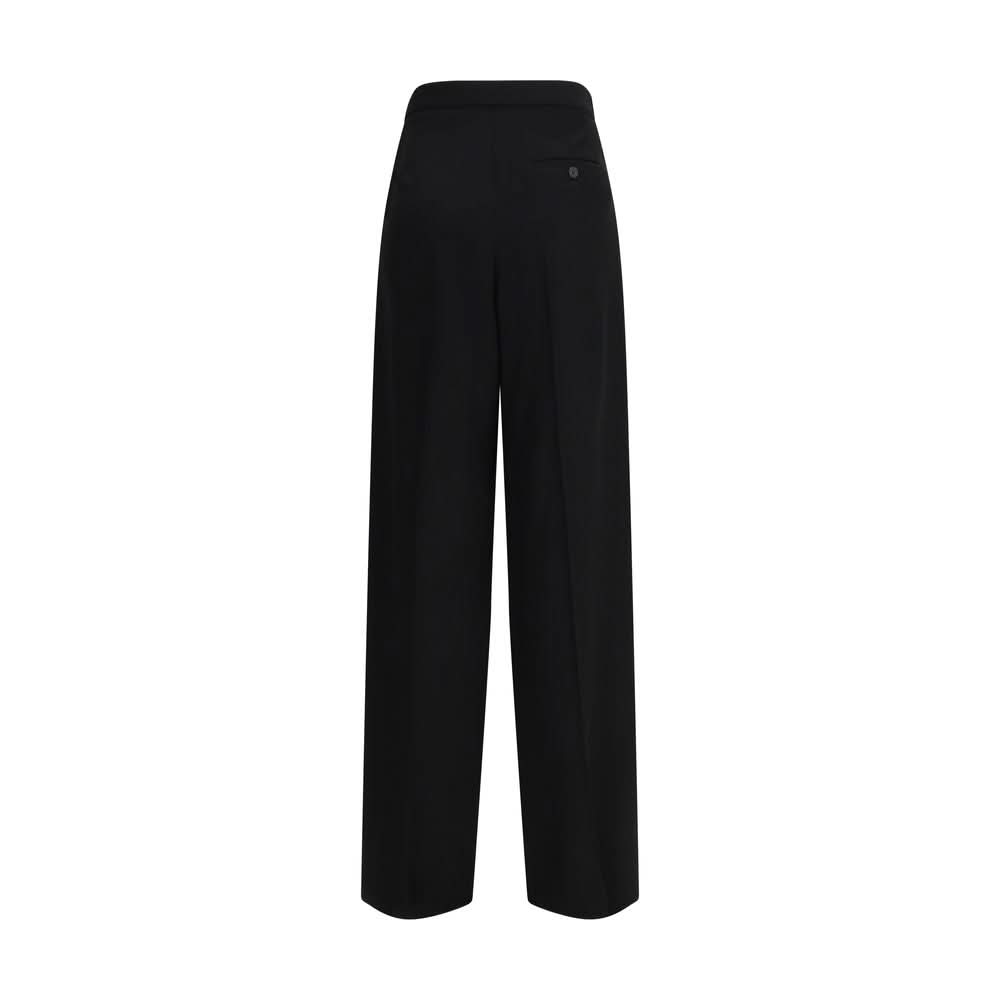 Balenciaga Black Cotton Dress Pant