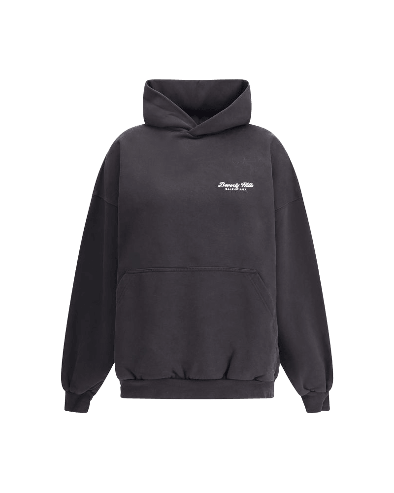 Balenciaga Black Cotton Sweatshirt Glam Steals