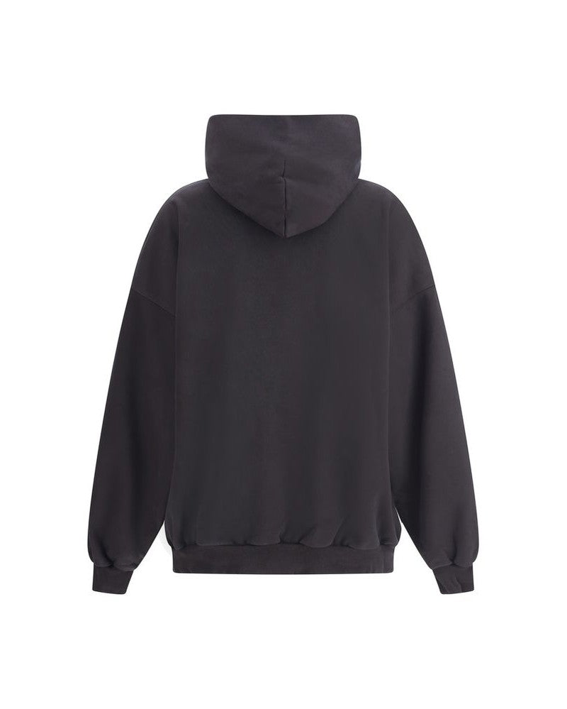 Balenciaga Black Cotton Sweatshirt Glam Steals