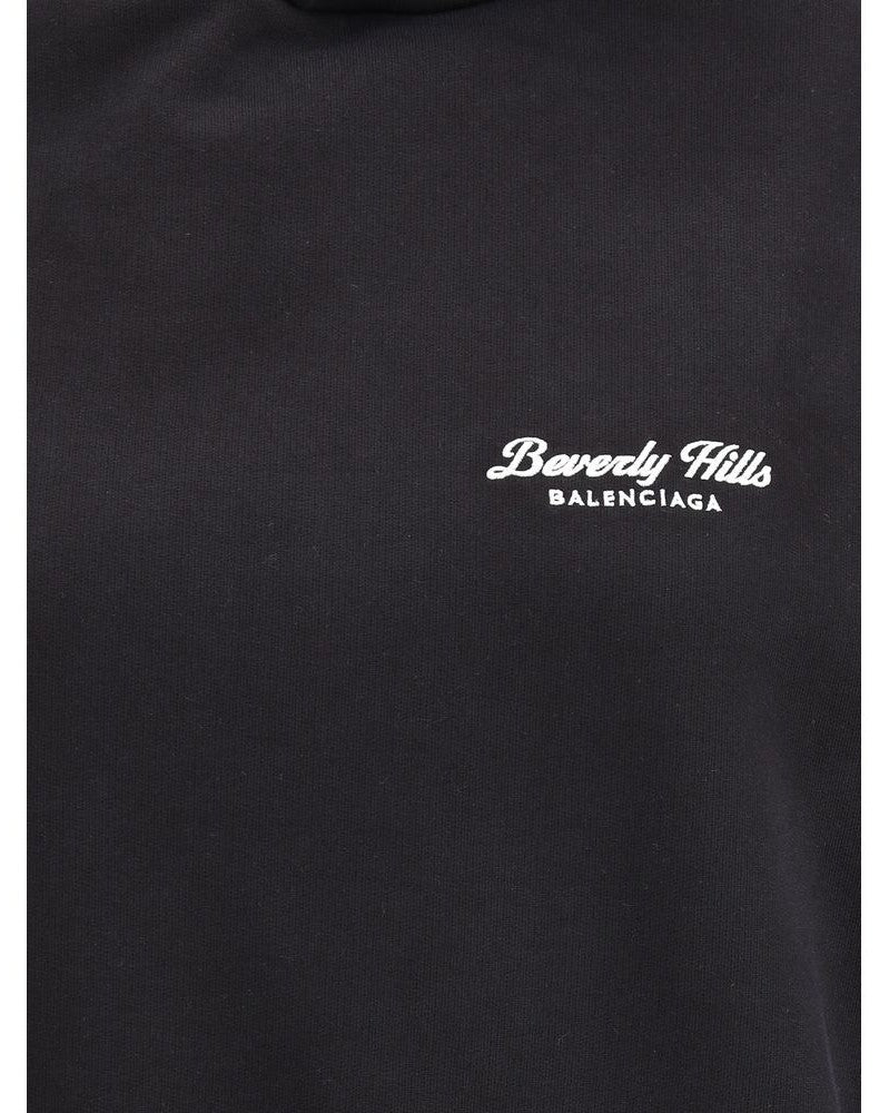 Balenciaga Black Cotton Sweatshirt Glam Steals