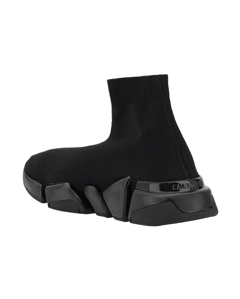 Balenciaga Black Fabric Athletic Sneakers Glam Steals