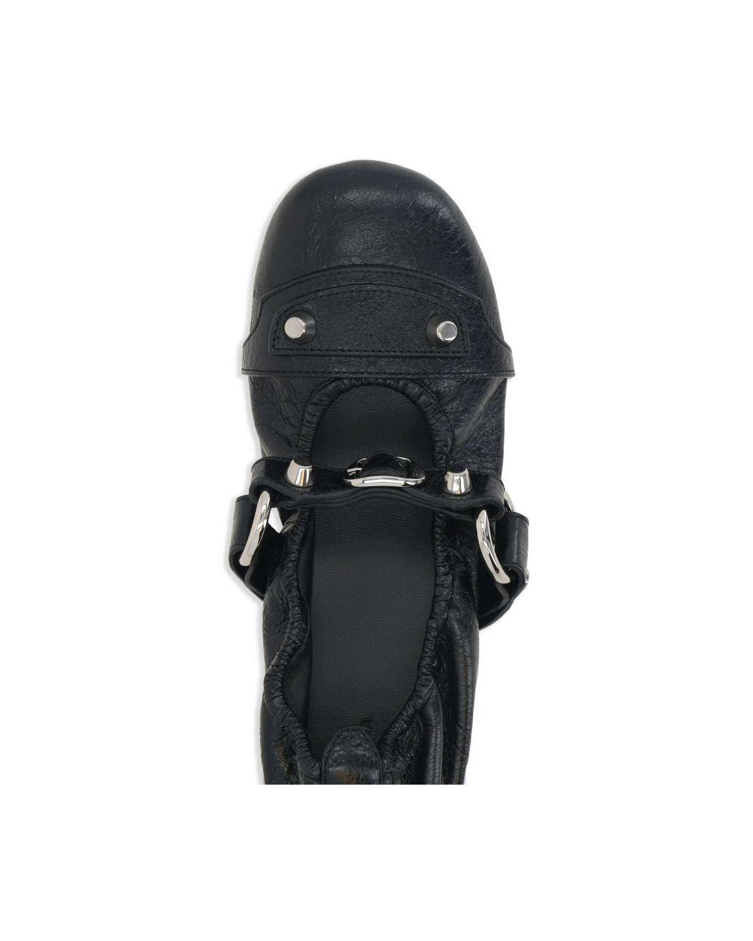 Balenciaga Black Flat Shoes Glam Steals