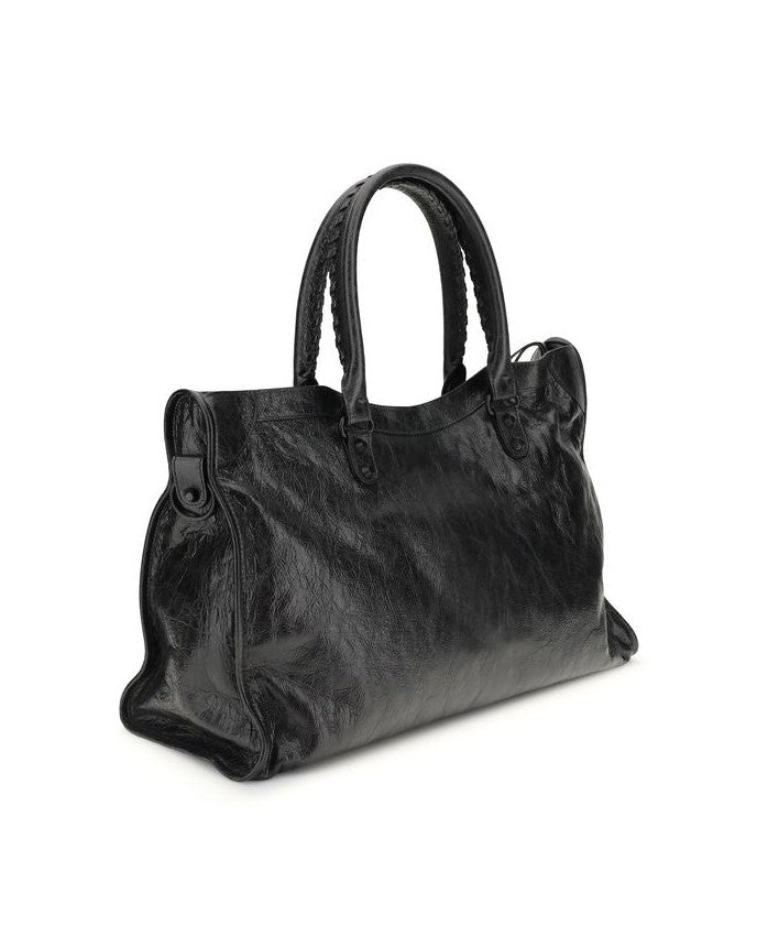 Balenciaga Black Lamb Ovis Aries Shoulder Bag Glam Steals