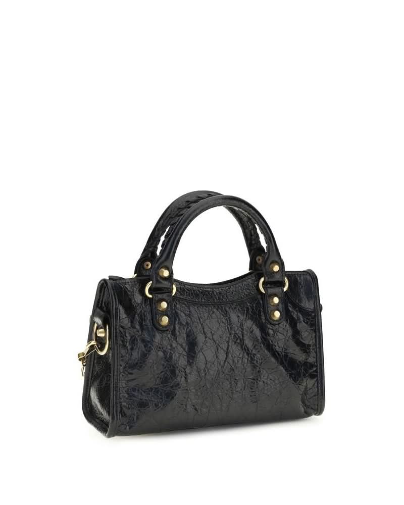 Balenciaga Black Lamb Ovis Aries Shoulder Bag Glam Steals