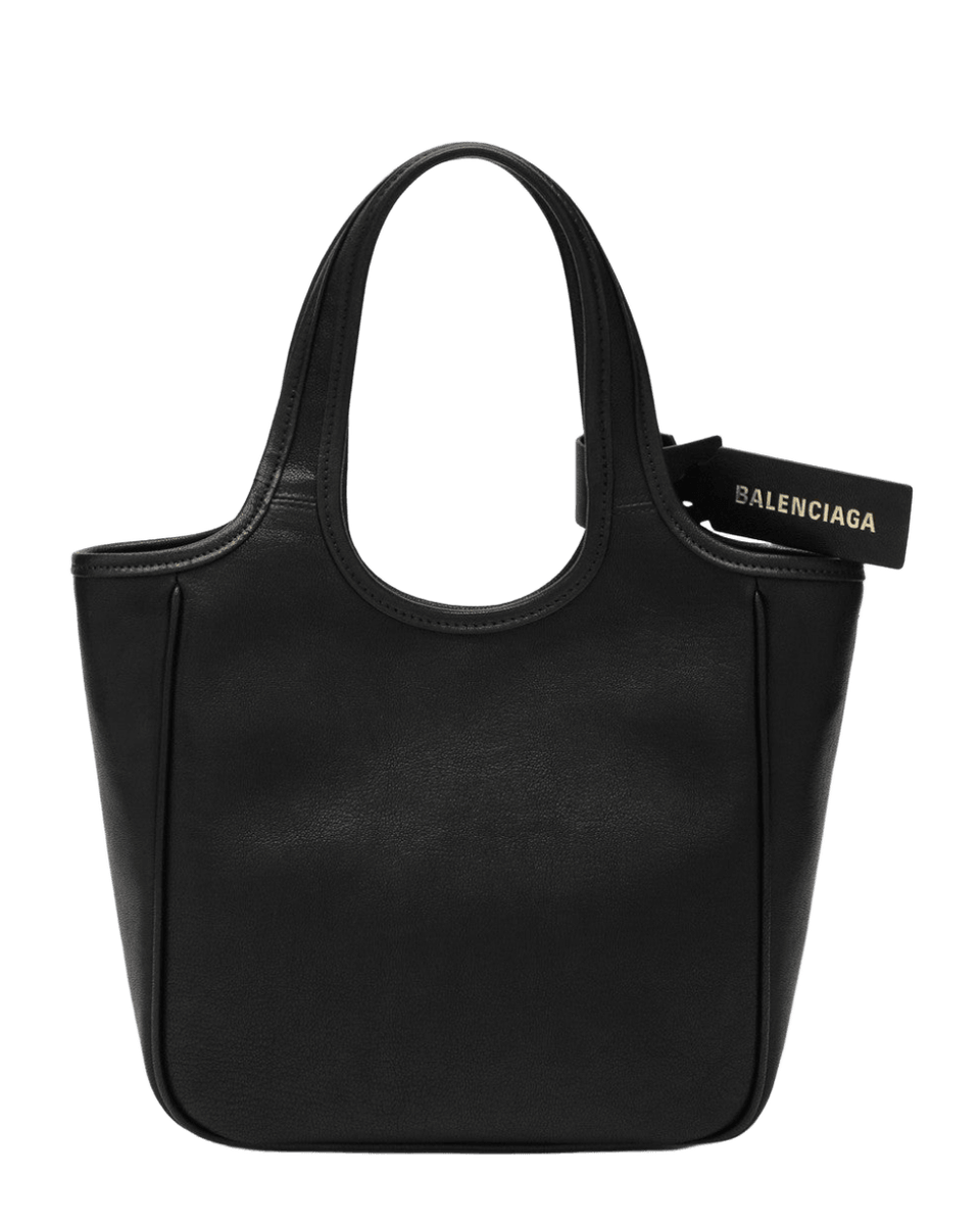 Balenciaga Black Laundrette leather bag Glam Steals